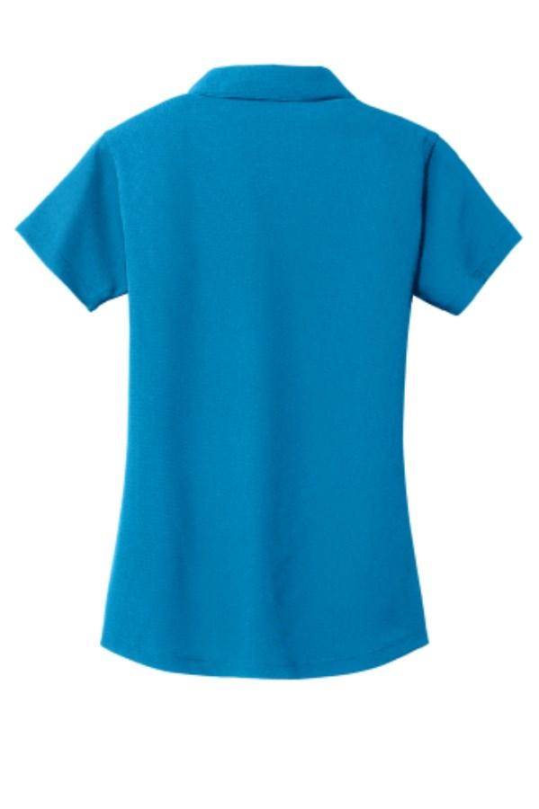 Port Authority Ladies Dry Zone Grid Polo Close Up Detail