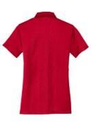Port Authority Ladies Perf Fine Jacquard Polo Close Up Detail