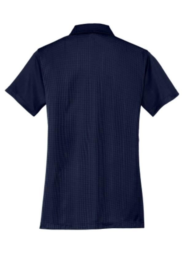Port Authority Ladies Perf Fine Jacquard Polo Perspective View