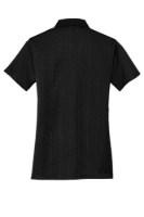 Port Authority Ladies Perf Fine Jacquard Polo Feature Close-up