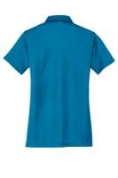 Port Authority Ladies Perf Fine Jacquard Polo Close Up Detail