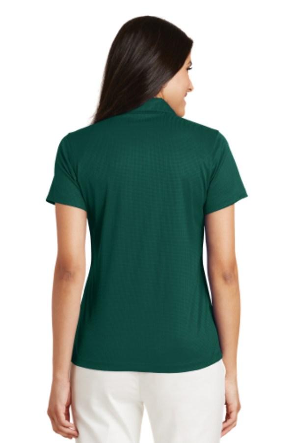 Port Authority Ladies Perf Fine Jacquard Polo Alternate View