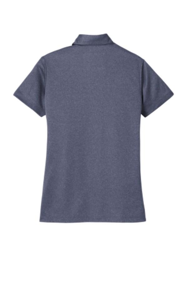 Port Authority Women's Heathered Silk Touch Performance Polo Perspective View