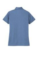 Port Authority Women's Heathered Silk Touch Performance Polo Close Up Detail