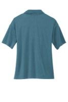 Mercer+Mettle Women's Stretch Jersey Polo Feature Close-up
