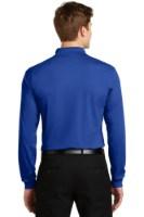 Sport-Tek Long Sleeve Micropique Sport-Wick Polo Close Up Detail