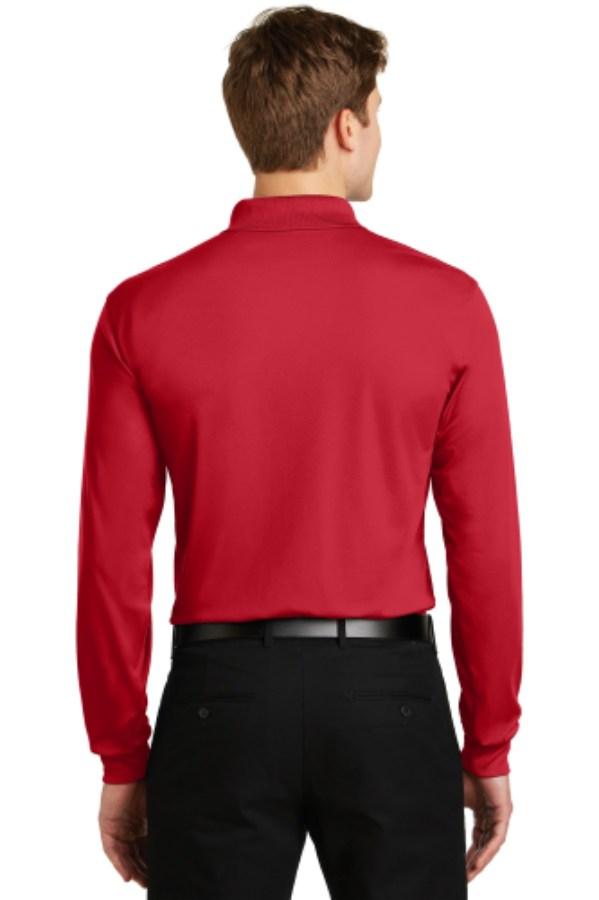 Sport-Tek Long Sleeve Micropique Sport-Wick Polo Alternate View