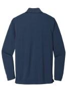 Port Authority Dry Zone UV Micro-Mesh Long Sleeve Polo Feature Close-up