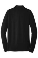 Port Authority EZCotton Long Sleeve Polo Feature Close-up