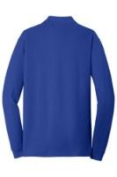 Port Authority EZCotton Long Sleeve Polo Close Up Detail