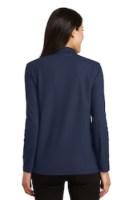 Port Authority Ladies Silk Touch Long Sleeve Polo Additional Angle