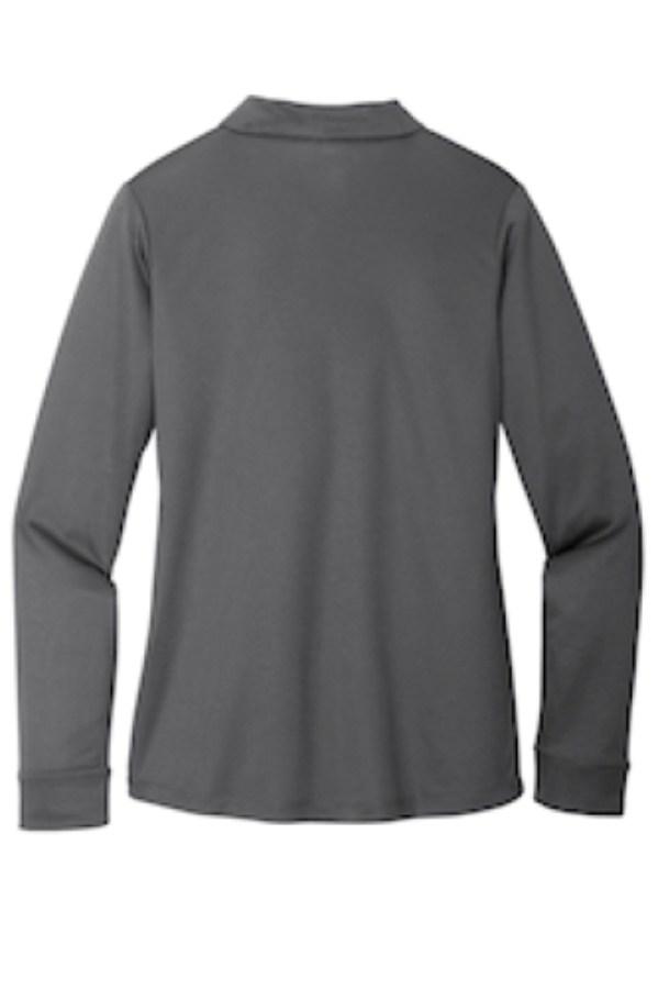 Port Authority Ladies Silk Touch Perf Long Sleeve Polo Alternate View