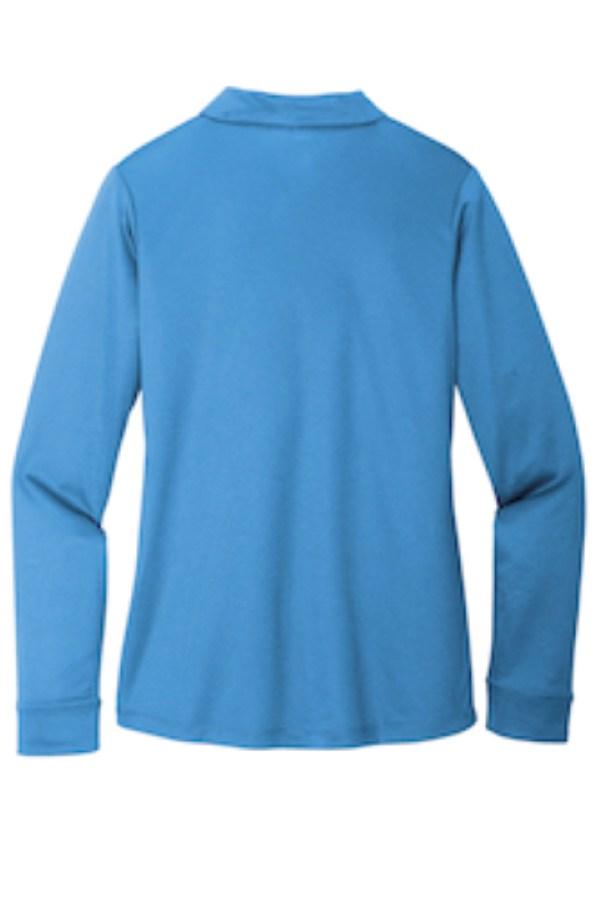 Picture of Port Authority Ladies Silk Touch Perf Long Sleeve Polo