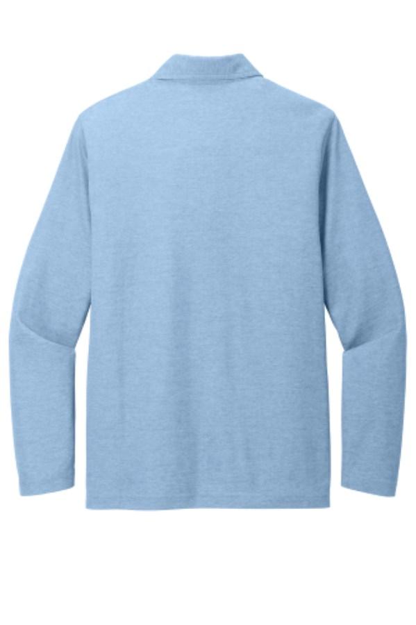 TravisMathew Oceanside Heather Long Sleeve Polo Perspective View