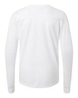 BELLA + CANVAS Youth Heather CVC Long Sleeve Tee Alternate View