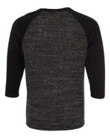 BELLA + CANVAS 3/4 Sleeve Baseball Tee Perspective View