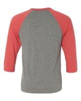 BELLA + CANVAS 3/4 Sleeve Baseball Tee Additional view