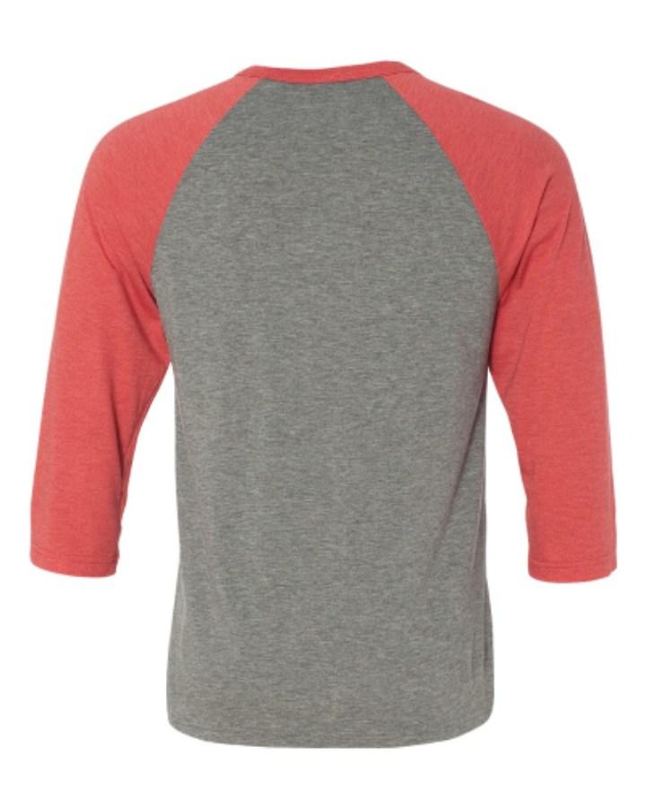 BELLA + CANVAS 3/4 Sleeve Baseball Tee Additional view