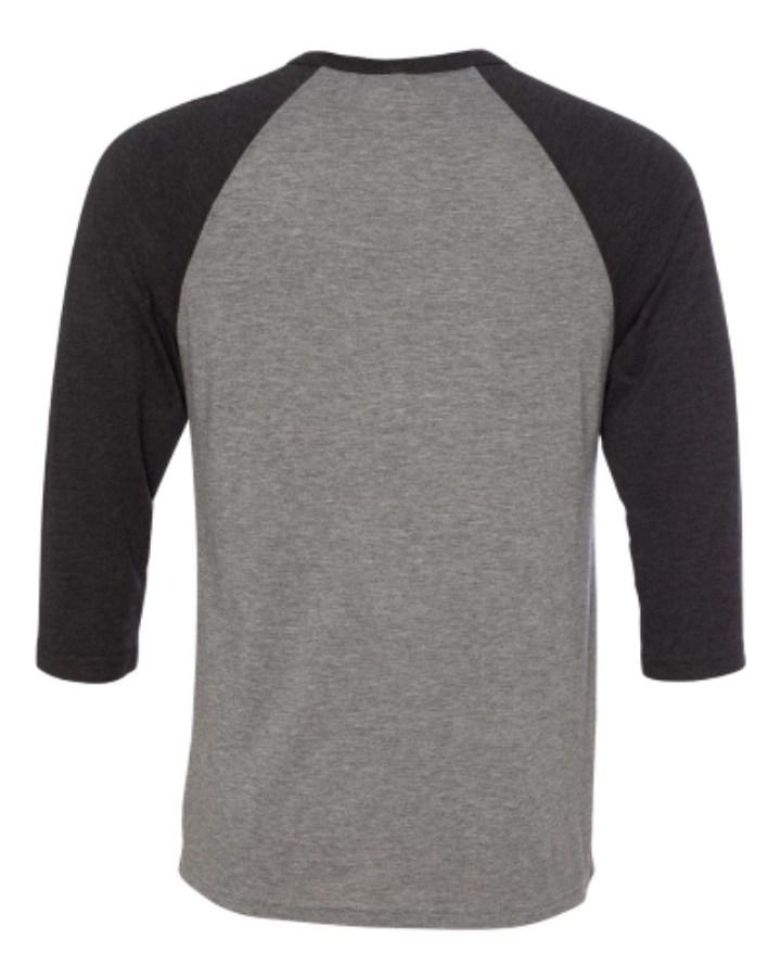 BELLA + CANVAS 3/4 Sleeve Baseball Tee Alternate View