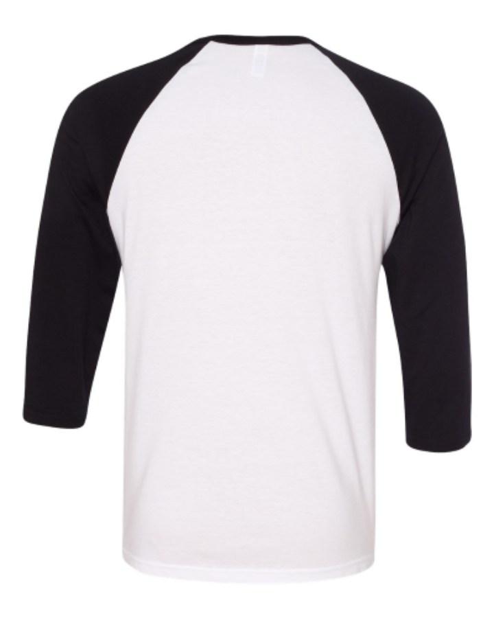 BELLA + CANVAS 3/4 Sleeve Baseball Tee Additional view