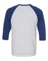 Picture of BELLA + CANVAS 3/4 Sleeve Baseball Tee