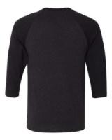 BELLA + CANVAS 3/4 Sleeve Baseball Tee Alternate View