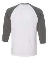 BELLA + CANVAS 3/4 Sleeve Baseball Tee Additional view