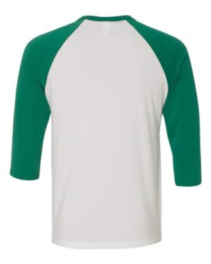 BELLA + CANVAS 3/4 Sleeve Baseball Tee Additional Angle