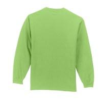 Port & Company Long Sleeve Essential Pocket Tee Perspective View