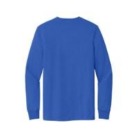 Port & Company Long Sleeve Essential Pocket Tee Feature Close-up