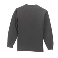 Port & Company Long Sleeve Essential Pocket Tee Additional Angle