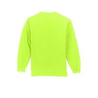 Port & Company Long Sleeve Essential Pocket Tee Perspective View