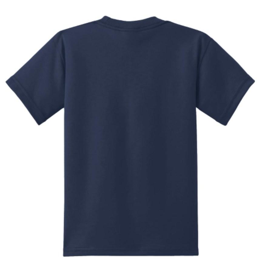 Port & Company Youth Core Blend T-Shirt Close Up Detail