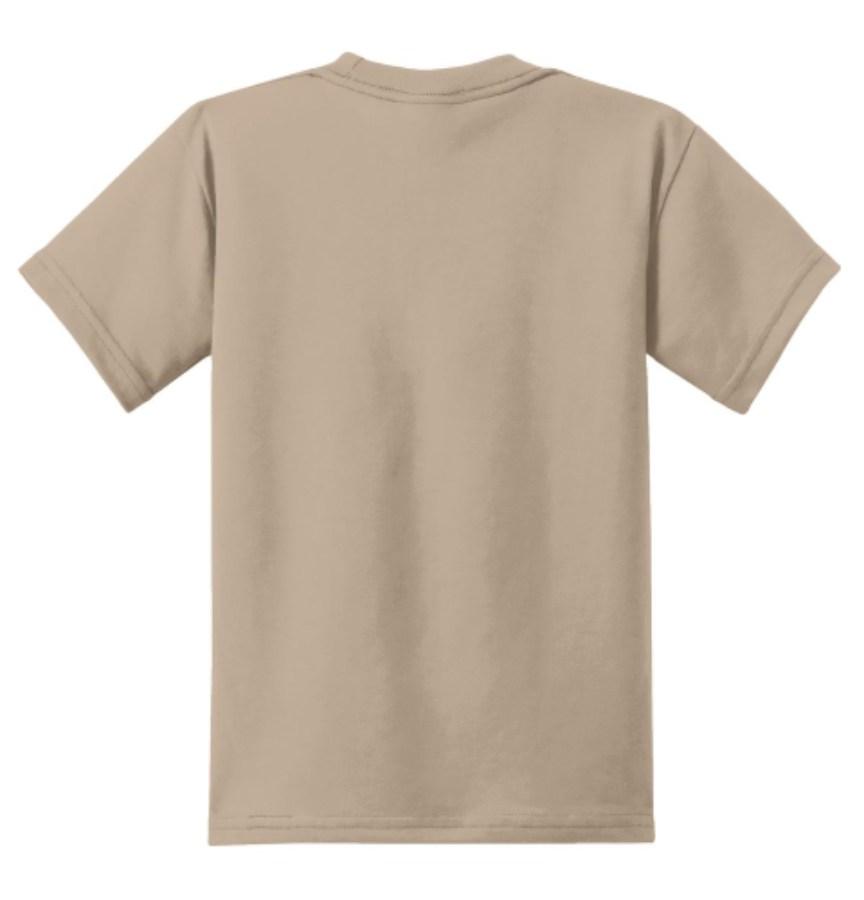 Port & Company Youth Core Blend T-Shirt Close Up Detail