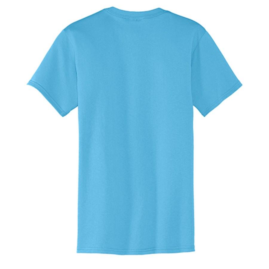 Port & Company Core Blend Pocket T-Shirt Feature Close-up