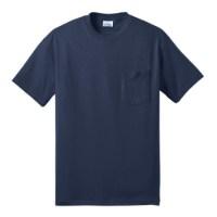 Port & Company Core Blend Pocket T-Shirt Additional Angle