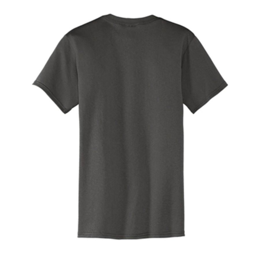 Port & Company Core Blend Pocket T-Shirt Feature Close-up
