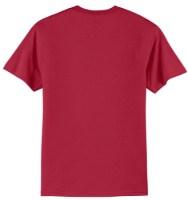 Port & Company Tall Core Blend T-Shirt Feature Close-up