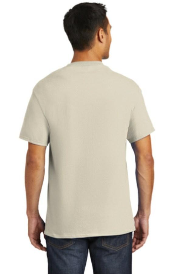 Port & Company Tall Essential Pocket T-Shirt Feature Close-up