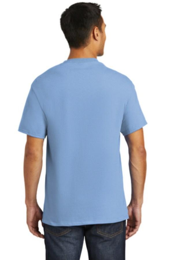 Port & Company Tall Essential Pocket T-Shirt Feature Close-up