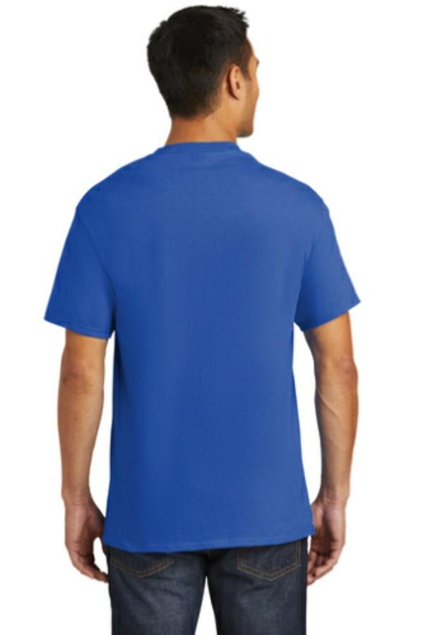 Port & Company Tall Essential Pocket T-Shirt Feature Close-up