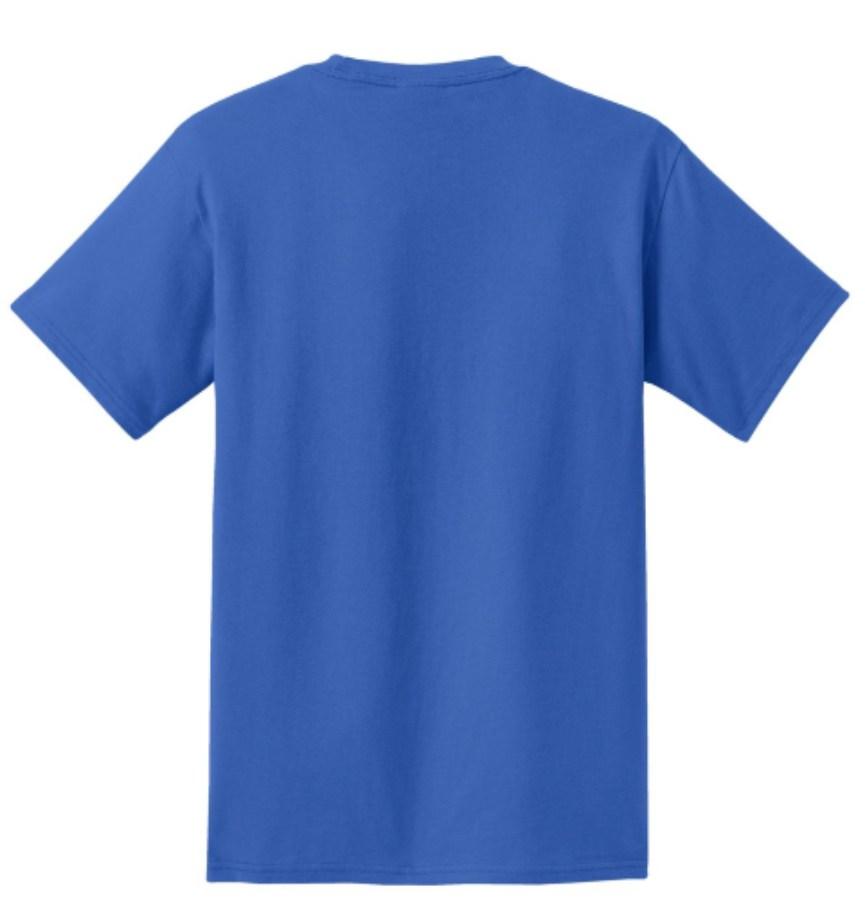 Port & Company Essential Pocket T-Shirt Feature Close-up