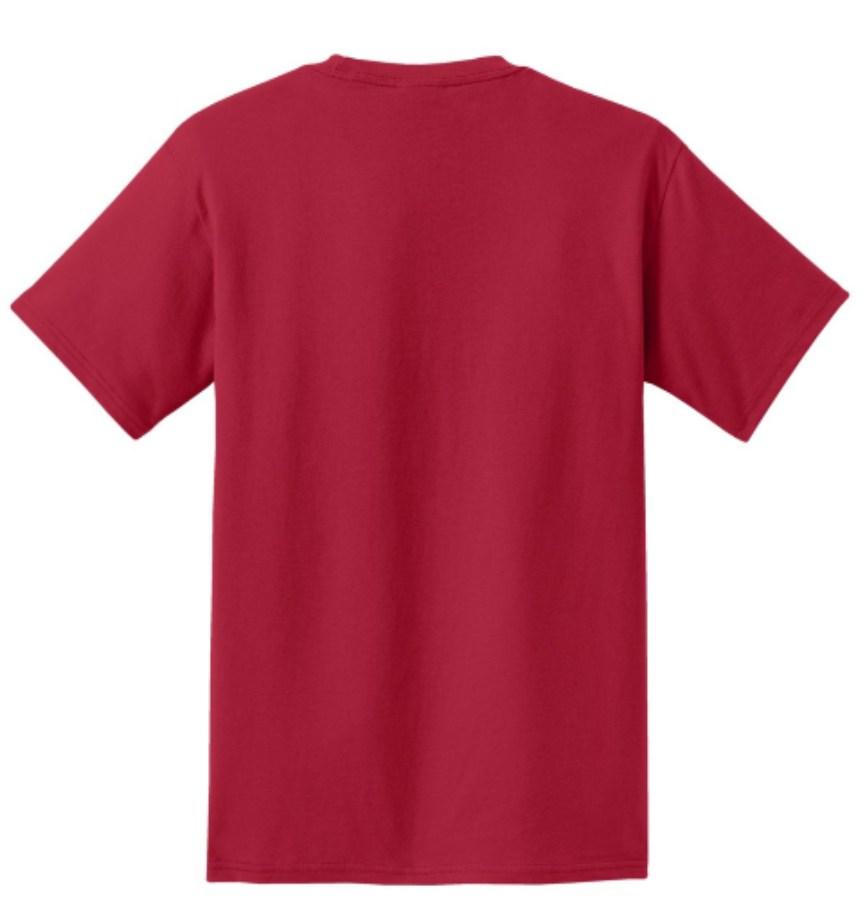 Port & Company Essential Pocket T-Shirt Close Up Detail