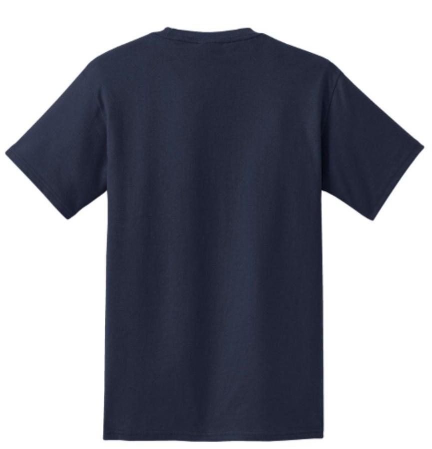 Port & Company Essential Pocket T-Shirt Feature Close-up