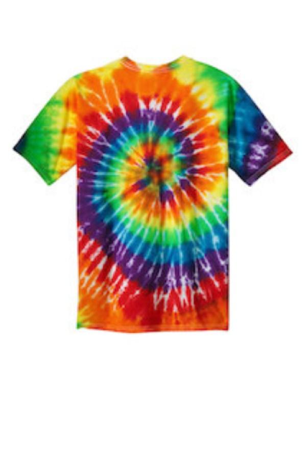 Port & Company Tie-Dye T-Shirt Perspective View