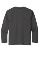 Port & Company Youth Long Sleeve Performance T-Shirt Close Up Detail
