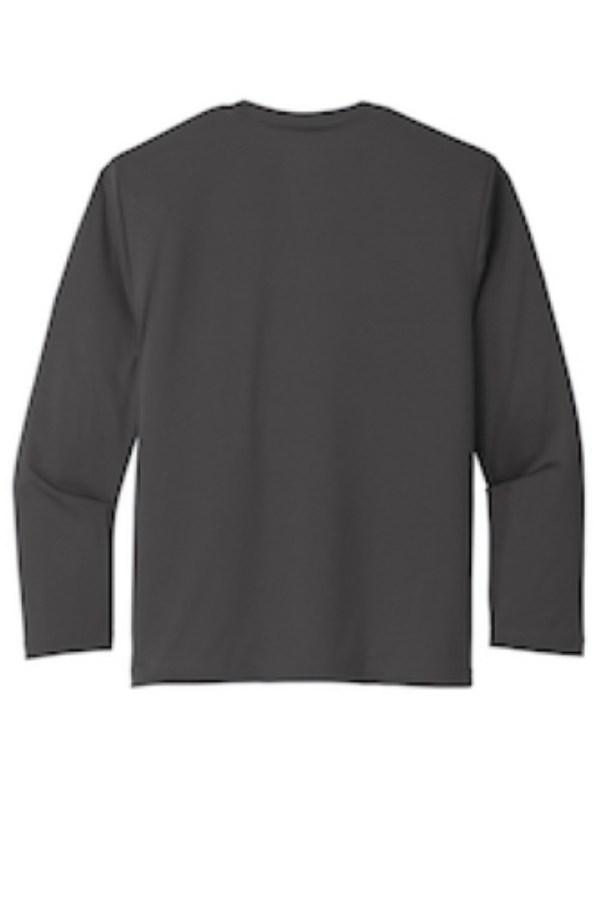 Port & Company Youth Long Sleeve Performance T-Shirt Close Up Detail