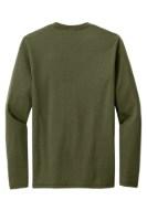 Port & Company Tri-Blend Long Sleeve T-Shirt Close Up Detail