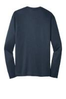Port & Company Long Sleeve Performance T-Shirt Feature Close-up