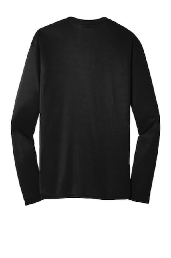 Port & Company Long Sleeve Performance T-Shirt Close Up Detail